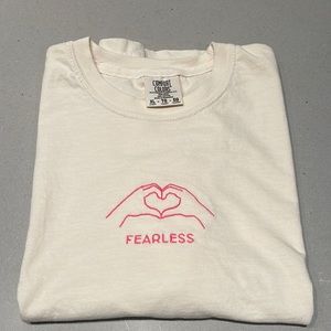Taylor Swift Fearless T Shirt | Comfort Colors | Size XL